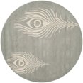 thumbnail image 1 of Safavieh Soho Grey Contemporary Rug - Round 4', 1 of 2