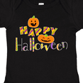 thumbnail image 4 of Inktastic Happy Halloween- decorated letters with dancing pumpkins Boys or Girls Baby Bodysuit, 4 of 5