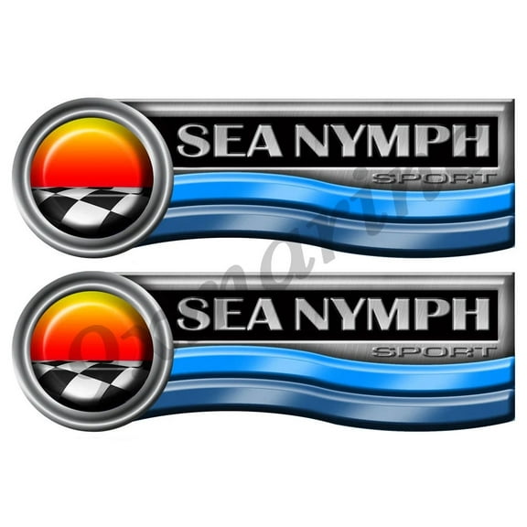 Sea Nymph Sport Sticker Set For Boat Restoration Project