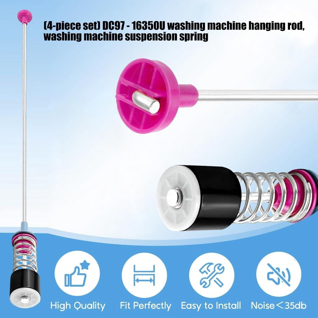 YIGSECU 4Pcs DC97-16350U Washer Suspension Rods for WA50R5200AW WA45T3200AW/A4 WA50R5400AV/US WA45T3200AW/A4 WA45N3050AW/A4