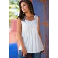 thumbnail image 6 of Roaman's Women's Plus Size Angel Chiffon Blouse, 6 of 6