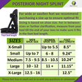 thumbnail image 2 of MARS WELLNESS Attelle de Nuit pour Fasciite Plantaire - Moyen, 2 of 5