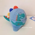 thumbnail image 4 of Kids Boys Girls Dinosaur Winter Knit Hat Baby Toddler Thick Scarf Earflap Hood Scarves Skull Caps, 4 of 7