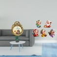 thumbnail image 2 of Lipstore Cadre Photo Rond Ornemental Vintage en Résine Cadre Photo Figurine de Bureau Dessin Animé Dieu de la Fortune Décoration Feng Shui Convient pour Maison Bureau Studio Gall, 2 of 8