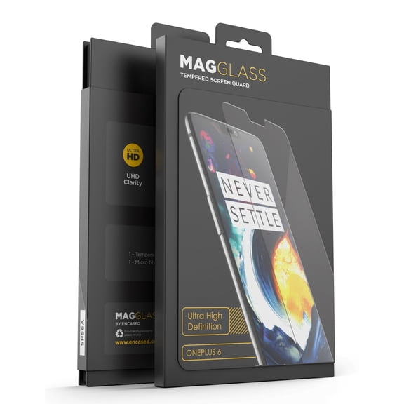 Magglass OnePlus 6 Tempered Glass Screen Protector Ultra High Clear Definition Reinforced Screen Guard
