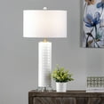 thumbnail image 1 of nuLOOM Verona 31" Glass Table Lamp, 31" H x 16" W x 16" D, White, 1 of 4