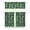 Lemon, variant on Black Gothic Kitchen Curtains with Lunar & Sunburst Design - 3 PC Set of Semi-Sheer Tier Curtains for Modern Homes