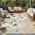 thumbnail image 2 of White Peony Outdoor Rug for Patio/Deck/Porch, Non-Slip Large Area Rug 5 x 7 Ft, Retro Floral Butterfly Botanical Farmhouse Beige Indoor Outdoor Rugs Washable Area Rugs, Camping Rug Carpet Runner, 2 of 8