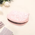 thumbnail image 3 of Unique Bargains 1 Pc Shell Shape Heart Makeup Bag Pink PU, 3 of 4