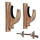 thumbnail image 1 of Gun Rack Wood Shotgun Rifle Wall Mount Holder Display Rack, 1 of 4