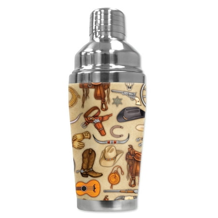 

Cowboy Themes - Mugzie 16 Ounce Cocktail Shaker
