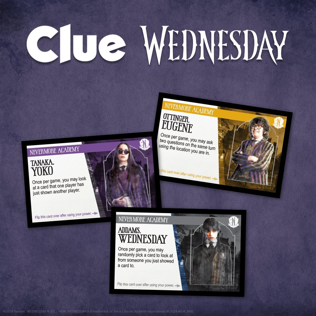 Clue® Wednesday Board Game, by USAopoly