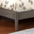 thumbnail image 4 of Allora Mid-Century Solid Wood/Wood Veneer/MDF Full Platform Bed in Gray, 4 of 7