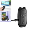 thumbnail image 3 of Accesorios Del Botón Selfie Remoto Del Obturador de La Cámara Bluetooth Negro Sunnimix Transbector de la cámara., 3 of 8