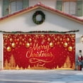 thumbnail image 6 of Christmas Garage Door Cover Decorations, Garage Christmas Buddy Banner Xmas Snow Santa Hanging Decoration Photography Wall Backdrop for Xmas Home Holiday Decor, 157*77In, 6 of 6