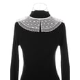 thumbnail image 3 of INSPIRE CHIC Detachable False Collar, Embroidery Mini Cape Neck Ruff Dickey Fake Collar for Blouse White-4, 3 of 5