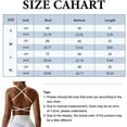thumbnail image 4 of Women's Sports Bra Padded Crossed Back Bustier Without Underwire Spaghetti Straps For Yoga Fitness plus Size Sports Bras for Women 2x Mesh Sports Bra Womens Running Bra Underwire Padded Bras for Women, 4 of 8