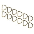 thumbnail image 3 of 100 Uds. Anillos de Metal en D superficies más lisas hebilla de anillos de Metal de aspecto clásico para cinturones DIY cinturones de equipaje bolsos mochilas bronce, 3 of 5