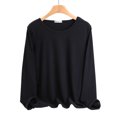 thumbnail image 4 of Women O Neck Lined Thermal Thermal Underwear Slim Tops Long Sleeve Thermal Shirts Winter Tops Mens Thermal Underwear Tops Men Thermal Top 2x Mens Thermal Set Underwear Mens Women's Thermal Shirts Long, 4 of 6