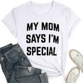 thumbnail image 4 of Mom's Favorite Day Family Humor T Shirt Athletic Wear Tops for Women Women's Plain T Shirt for Women Long Sleeve Compression Shirt Woman Women Summer Women Short Sleeve Tops Long Sleeve Fitted Shirt, 4 of 4
