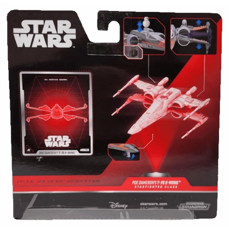 Star Wars, Micro Galaxy Squadron T-70 X-wing, Vehicle, Accessories