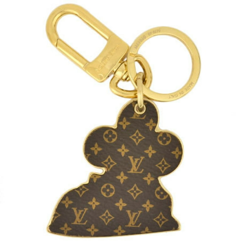 LOUIS VUITTON Key ring holder chain Bag charm AUTH Porto Cle
