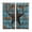 Blue, variant on 2 Panels Kitchen Tier Curtains 39 Inch Length, Vintage Farmhouse Grommets Window Treatment Curtain, Rustic Western Texas Star Shabby Art Thermal Curtains Drapes for Living Room/Bathroom