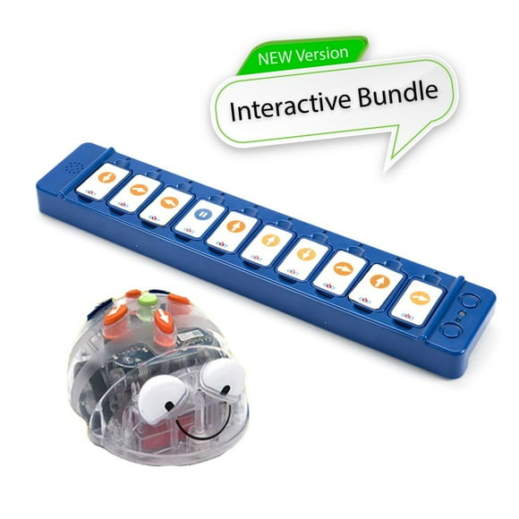 TTS Blue-Bot Robots de Sol - Lecteur TacTile, Pack de Démarrage (IT01147)