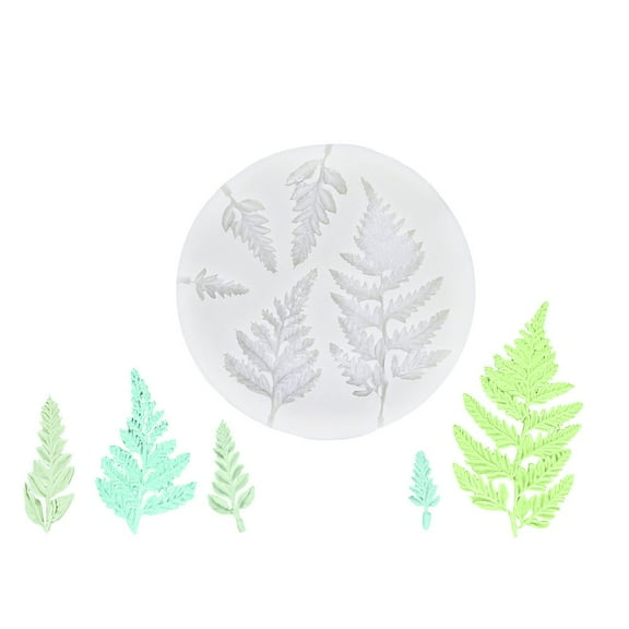 O'Creme Silicone Fondant Mold, Ferns