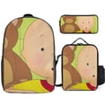 thumbnail image 1 of Caillou Backpack Learning Legend Bookbag with Heroic Lunch Companion, 1 of 5