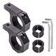thumbnail image 1 of Bases Para Luces Auxiliares Metal Motocicleta Auto 2 pzs negro, 1 of 5
