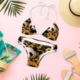 thumbnail image 6 of Panda Sunflower Women's Swimsuit Bikini Set, Detachable Sponge, Adjustable Strap, Two-Pack, Beach & Pool Ready, 6 of 6