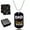 Black 03, variant on Dad Necklace Gifts from Son Daughter Father’s Day Gifts Necklace with Elliptical Engraved Tag Birthday Christmas Gifts for Papa Daddy-If Dad Can't Fix It No One Can Black 04
