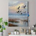 thumbnail image 4 of Geese Walking in Field Canvas Wall Art Print, Farmhouse Decor for Living Room Bedroom Kitchen Office, 4 of 8