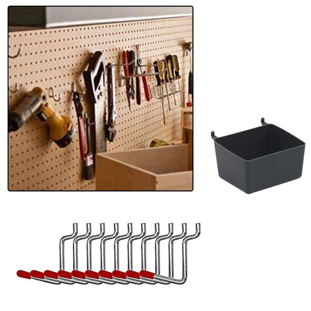 PatungKu 228Pcs Heavy Duty Metal Pegboard Hooks For Tool Organization Rustproof Hangers For Garage Workshop Storage