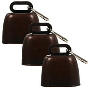 3 Sets The Bell Pet Decor Hanging Neck Bell Grazing Copper Bell Anti Lost Bells Dog Bell Bells for Cattle Travel