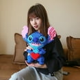 thumbnail image 3 of 30Cm Stitch Building Blocks New Disney Love Stitch Cartoon Character Assembled Model Adult Decompression Toy, 3 of 5