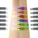 thumbnail image 4 of CHARMACY 2 en 1 barras de sombra de ojos multicromadas sombra de ojos con brillo altamente pigmentado lápiz de sombra de ojos resistente al agua maquillaje metálico 6 colores, 4 of 5
