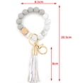 thumbnail image 2 of Faty-T Key Ring Bracelet Car Keychain Holder Wristlet, Silicone Key Ring Bangle Chains for Women (12), 2 of 4
