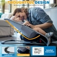 thumbnail image 4 of Orzbow Hook On High Chair with Removable Dining Tray, Baby Table Booster Seat, Easy Clip on Table Feeding High Chair for Travel, Restaurant and Home, Blue, 4 of 8