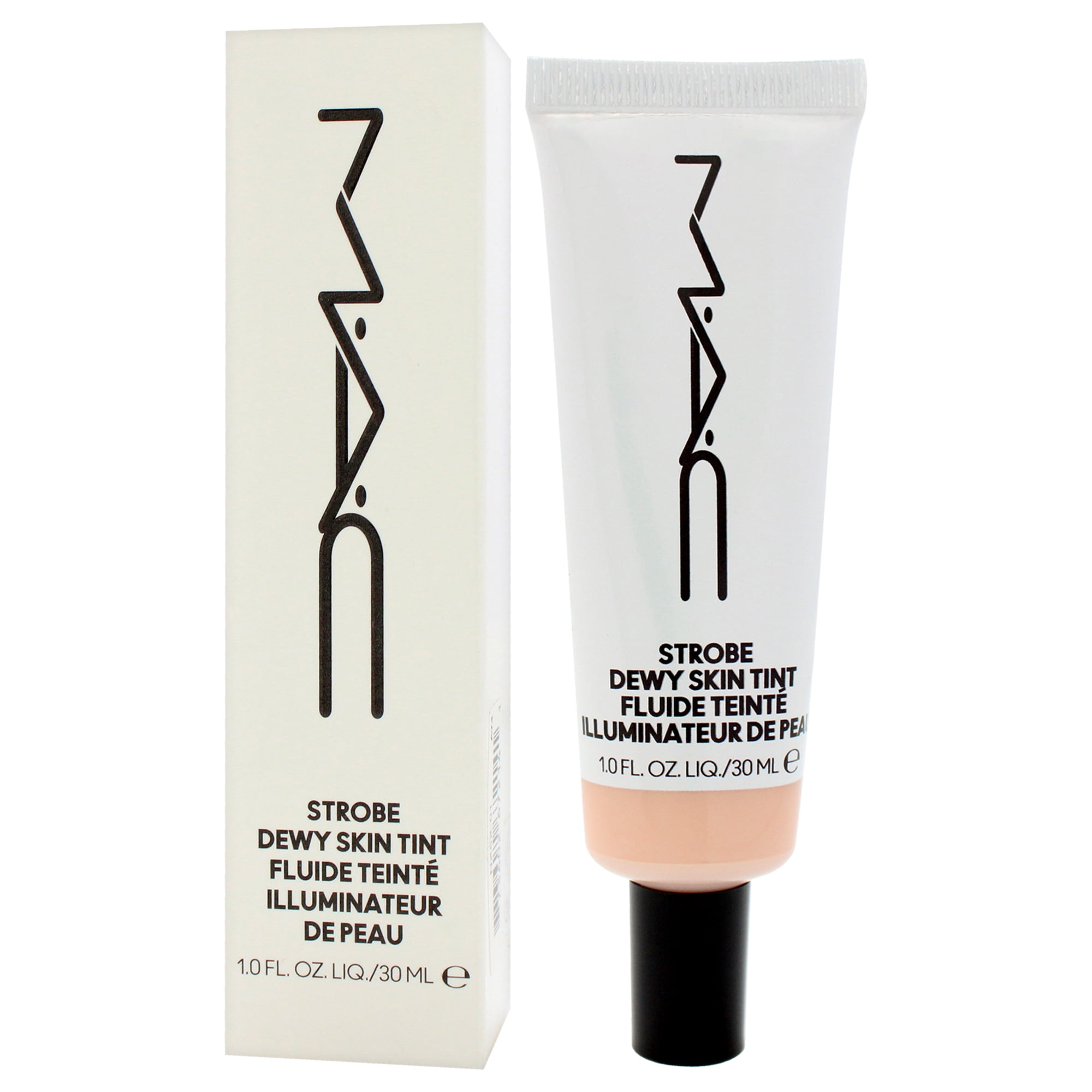 MAC Strobe Dewy Skin Tint - 2 Very Light Beige With Peach Undertones , 1 oz Makeup
