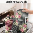 thumbnail image 5 of Pioneer Flower Floral Print Pattern Bathroom Rugs Mat, Non Slip Microfiber Bathroom Rug with Rubber Backing, Soft Mats for Bathroom Floor Tub Shower, 17"x47", 5 of 5