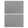 thumbnail image 2 of 2x mantel individual de material cuero moderno para comedor, posavasos resistente al calor, cojín antideslizante, para cocina, de comedor, Patio gris Yotijar Mantel individual de cocina, 2 of 5