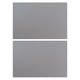thumbnail image 2 of 2x mantel individual de material cuero moderno para comedor, posavasos resistente al calor, cojín antideslizante, lavable para cocina, de comedor, Patio gris BLESIY Mantel individual de cocina, 2 of 5