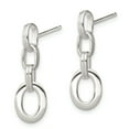 thumbnail image 2 of Sterling Silver Oval Dangle Earrings, 2 of 3