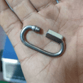 thumbnail image 2 of 4MM Quick Connect, ,Heavy Duty Stainless Steel Connect for Hammocks, Camping and Outdoor Equipment (30Pcs), 2 of 5