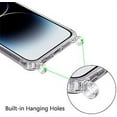 thumbnail image 4 of Clear Case for iPhone 14 Pro, iPhone 14 Pro Case with Adjustable Neck Lanyard Strap,Soft Slim TPU Shockproof Protective Cover for iPhone 14 Pro 6.1 inch-Khaki, 4 of 12