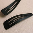 thumbnail image 4 of 36 Pcs Medium Snap Clip Size 30 mm for Girls/Women Black Color - Tik Tik Clips, 4 of 5
