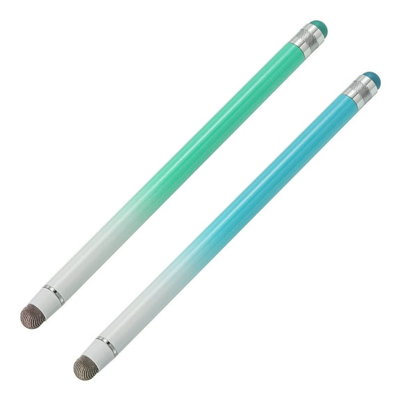 2pcs Stylus Pens for Touch Screens Capacitive Stylus Universal Tablet Pen, Gradient Blue Green