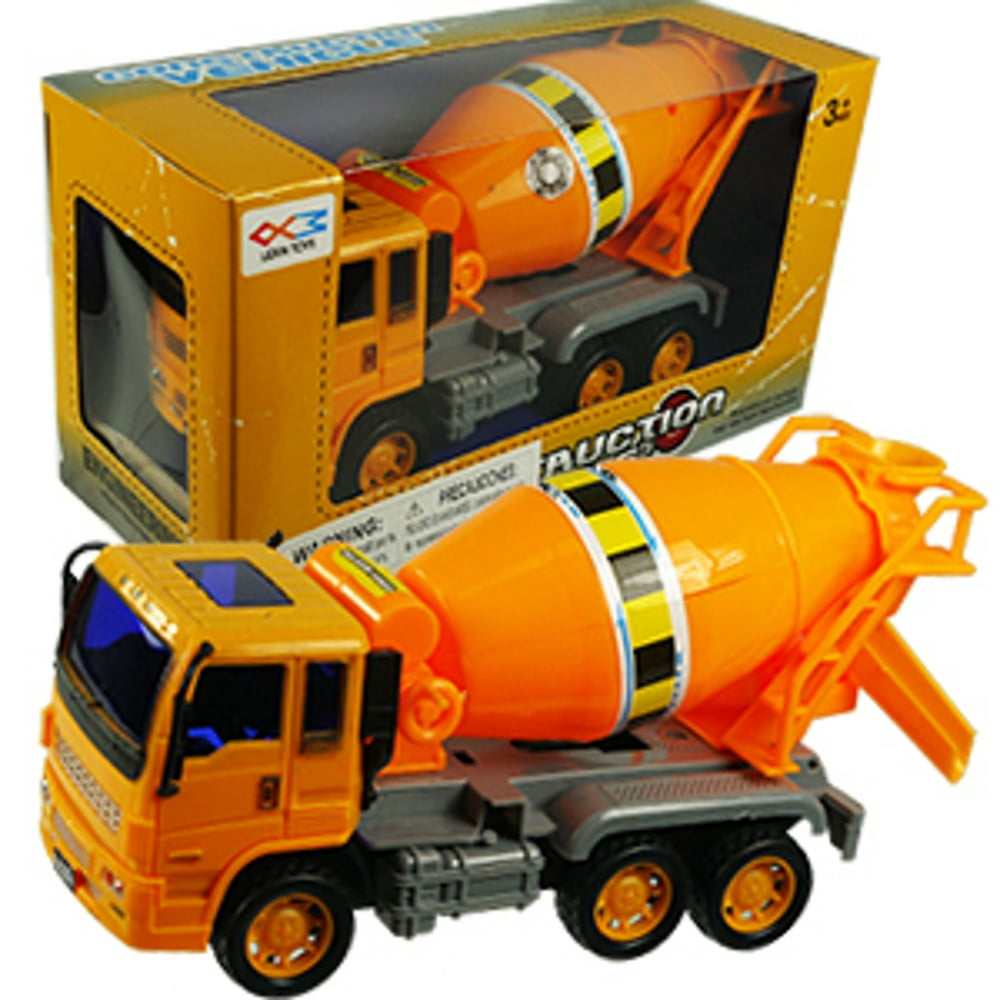 Friction Powered Construction Vehicle Cement Mixer Truck Boys TOY-CMT